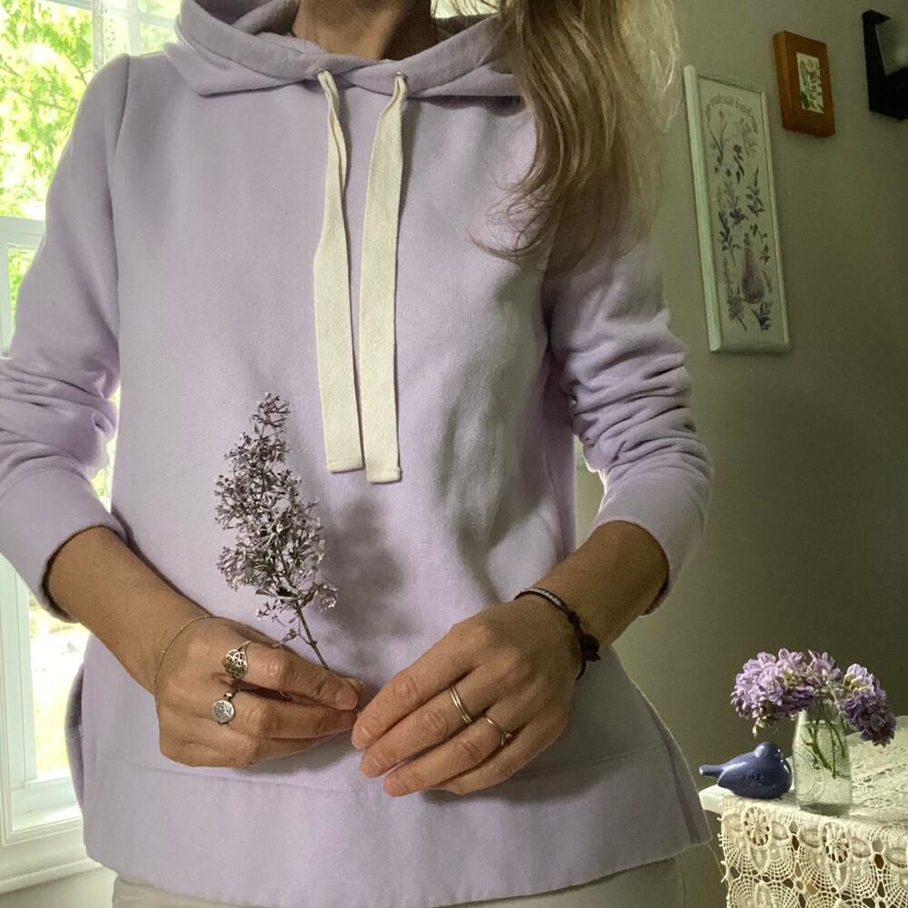 Loft Women's Purple Hoodie